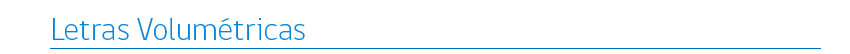 Letras Volumétricas